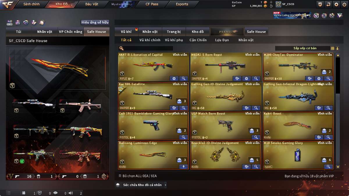 shop acc cf uy tin gia re
